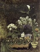 Pierre-Auguste Renoir Still Life-Spring Flowers in a Greenhouse USA oil painting reproduction